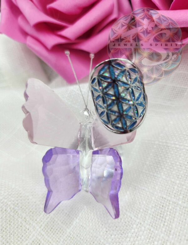 Bague Fleur de Vie "Céleste"